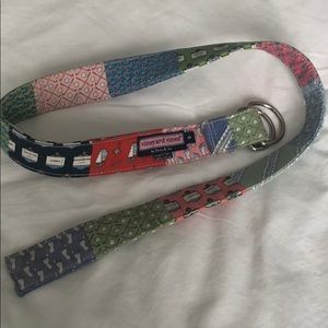 Sz medium vineyard vines pastel belt w buckle